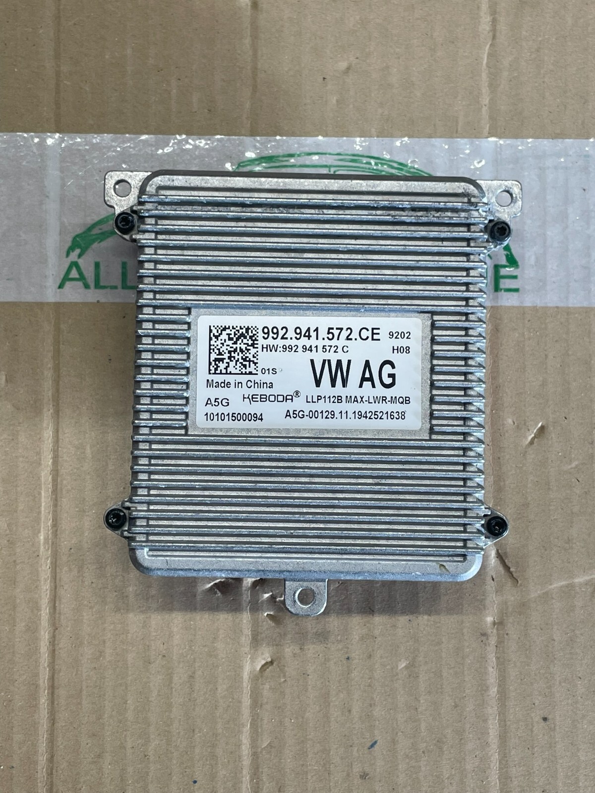 VW TIGUAN ŠKODA KODIAQ SCHEINWERFER STEUERGERÄT 992941572CE FAST NEU D TEST CAR