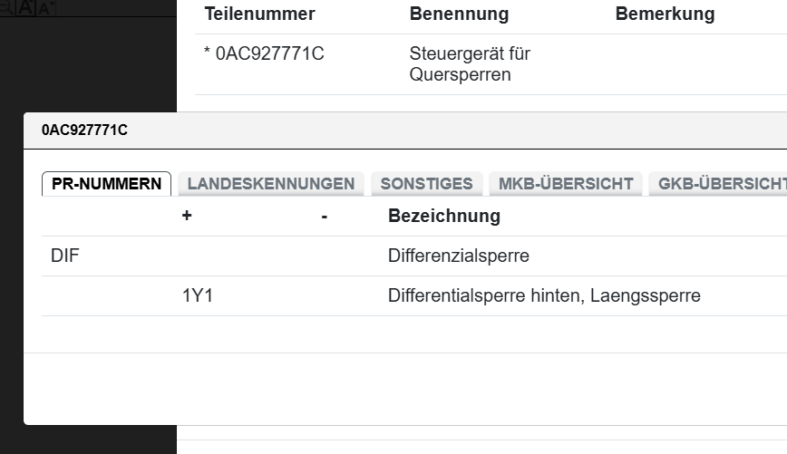 VW TOUAREG 7L STEUERGERÄT FÜR QUERSPERREN 0AC927771C = 0AC927771D DEM V TEST CAR - Obrázek 5