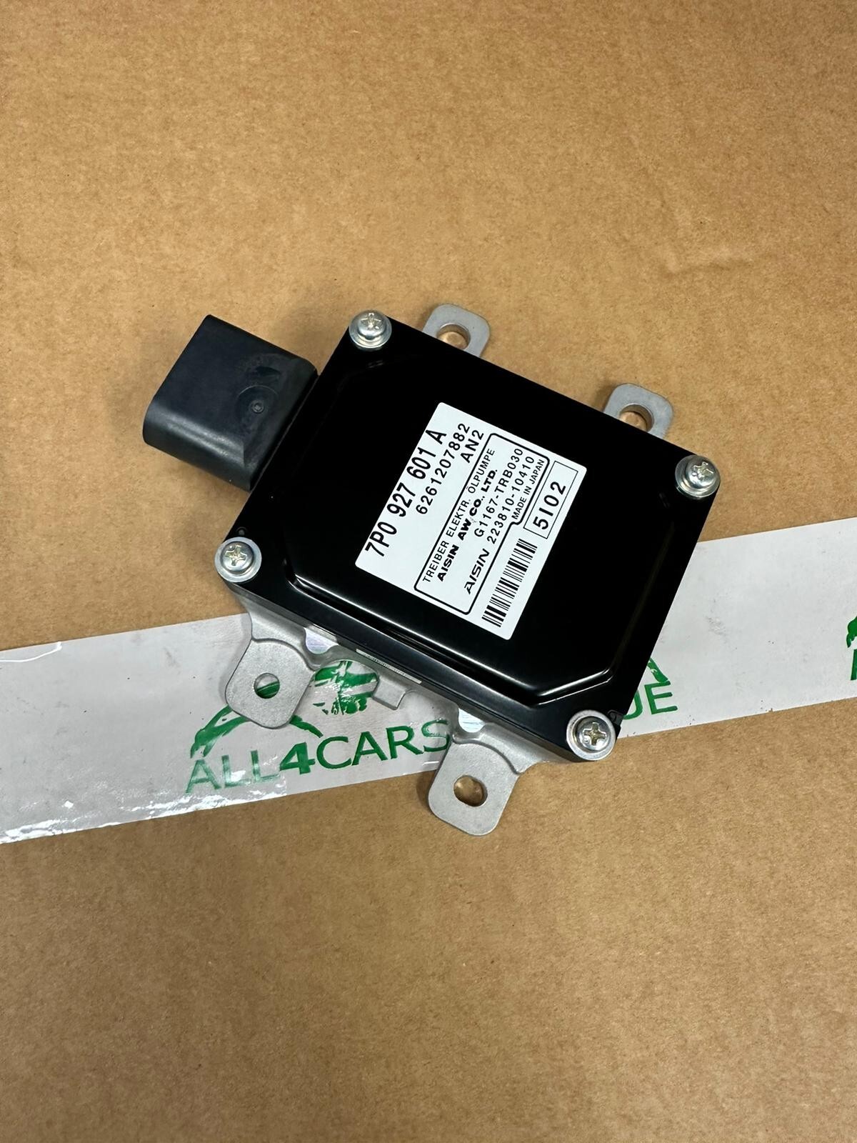 VW TOUAREG 7P STEUERGERÄT HYDRAULIKPUMPE GETRIEBE 7P0927601A ORIGINAL NEU!! - Obrázek 4