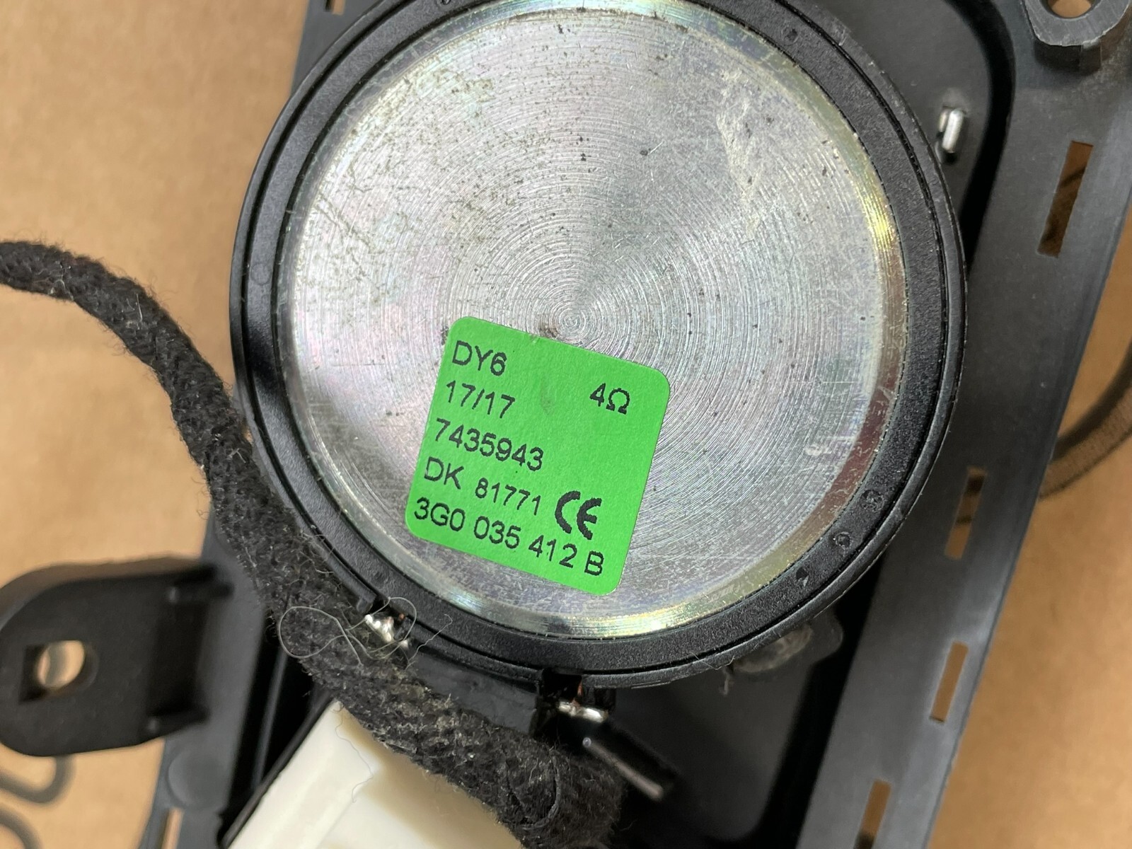 VW TOUAREG 7P TÜRGRIFF ZIERLEISTE DEKOR VORN R MIT DYNAUDIO ABDECKUNG 7P6837114 - Obrázek 15