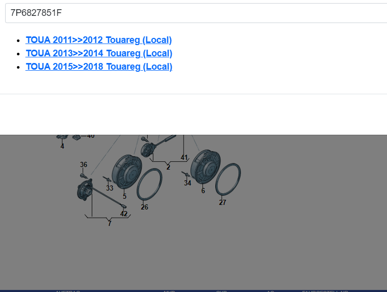 VW TOUAREG ANTRIEBSEINHEIT FUR HECKKLAPPE ELEKTRISCH 7P6827851F ORIGINÁL VW TEIL - Obrázek 7