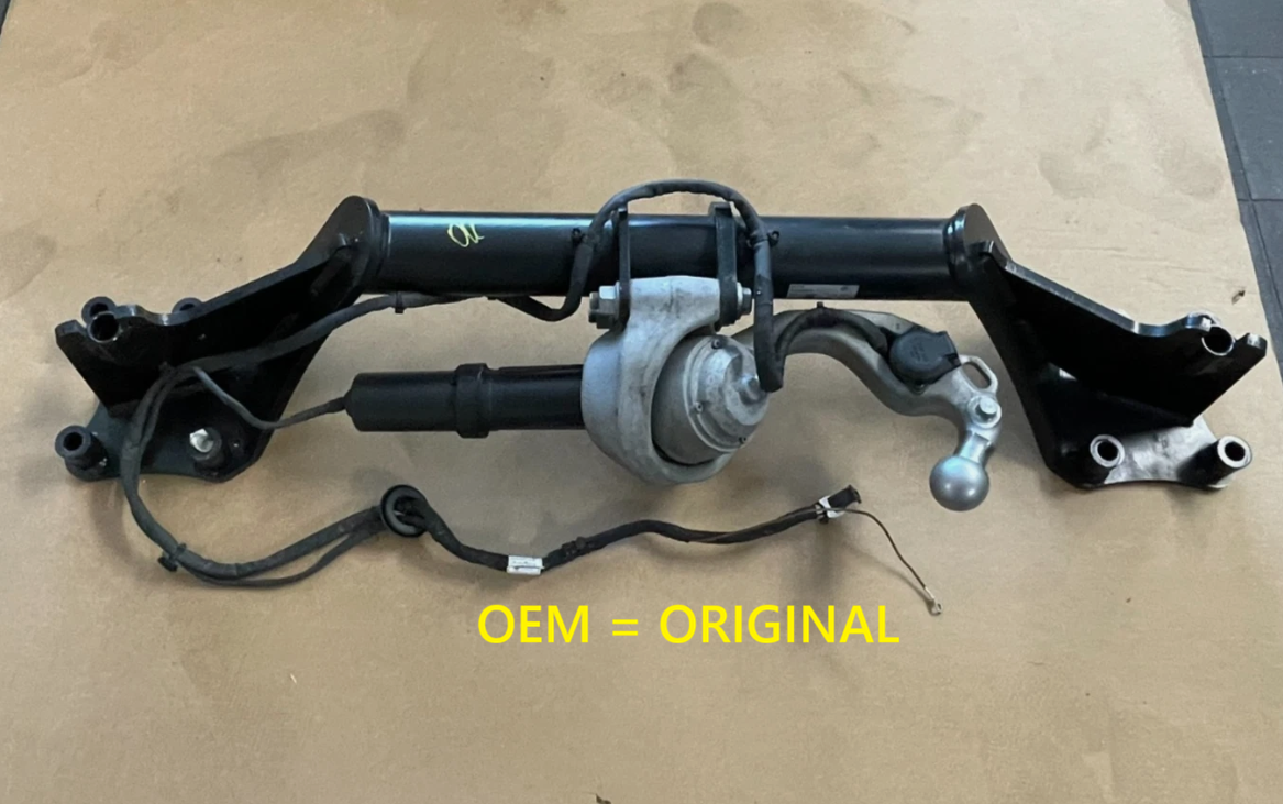 VW TOUAREG CR7 Anhängerkupplung Elektrisch Schwenkbar 760803881E 760803881G Orig - Obrázek 17