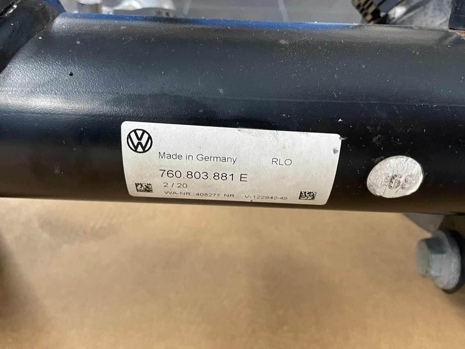 VW TOUAREG CR7 Anhängerkupplung Elektrisch Schwenkbar 760803881E 760803881G Orig - Obrázek 4