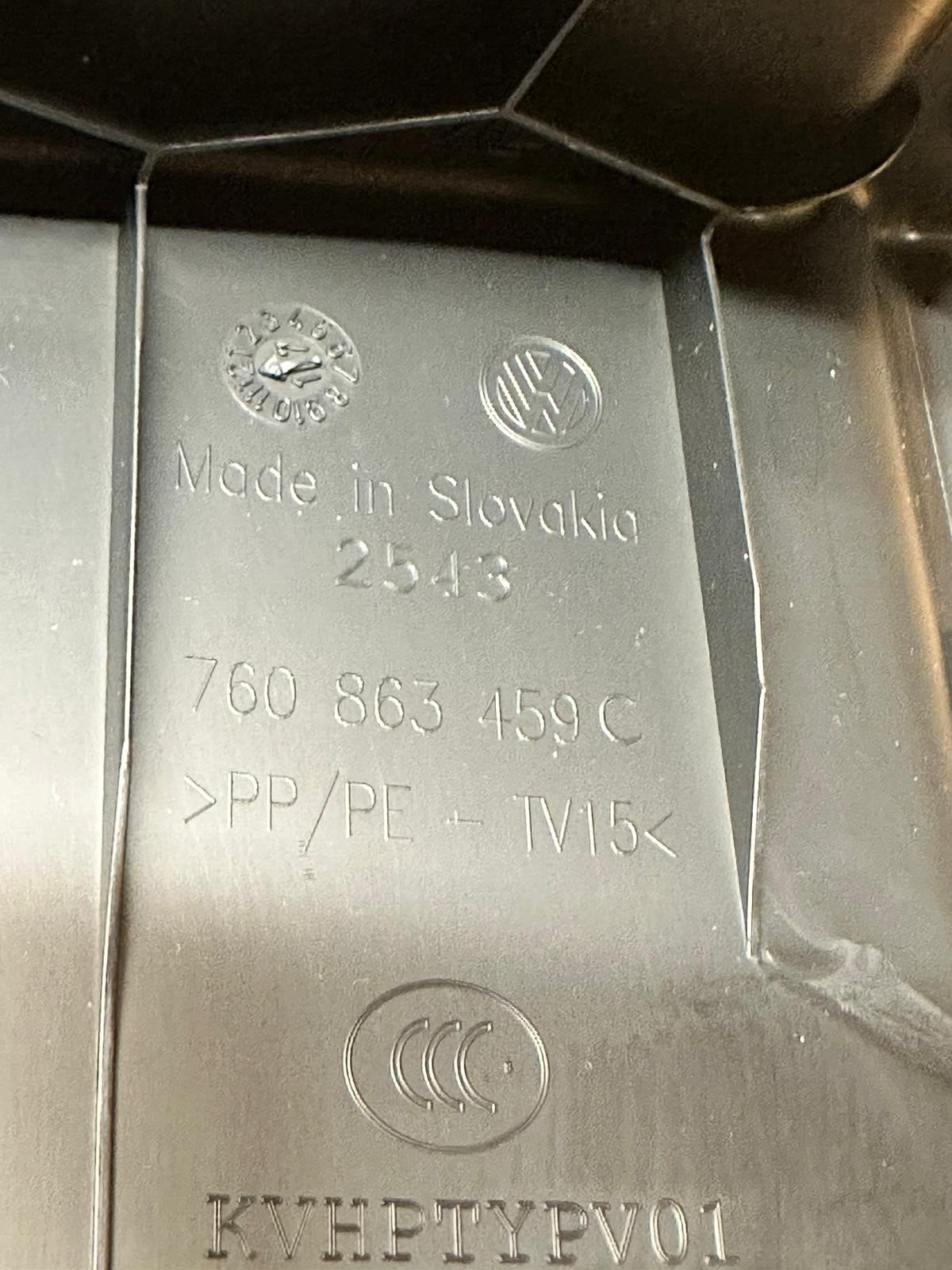 VW TOUAREG III ABDECKUNG FUR SCHLOSSTRAGER 760863459C ORIG. - Obrázek 7