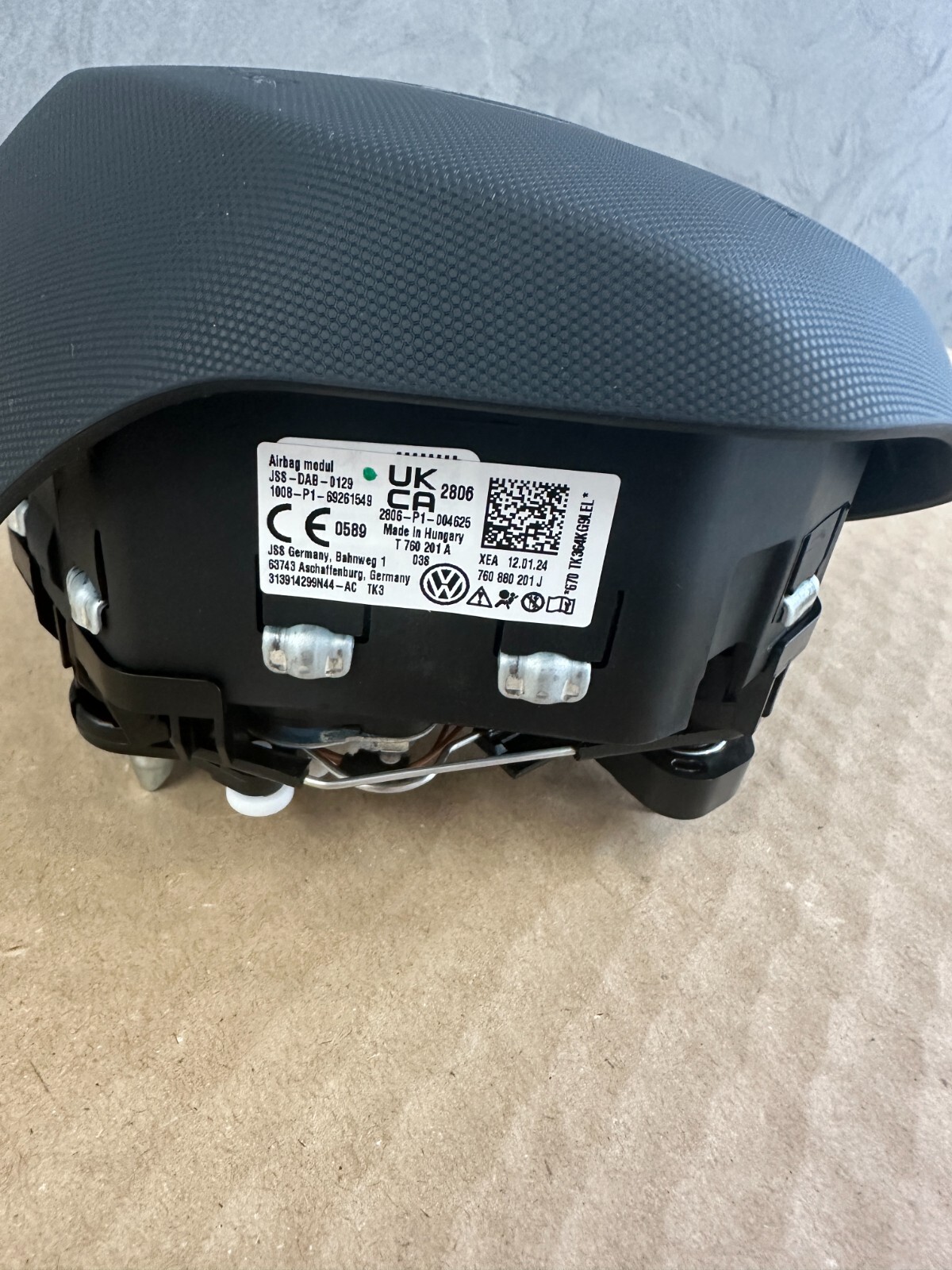 VW TOUAREG LENKRAD A.I.R.B.A.G. 760880201J ORIGINAL NEU !! 760880201J - Obrázek 5