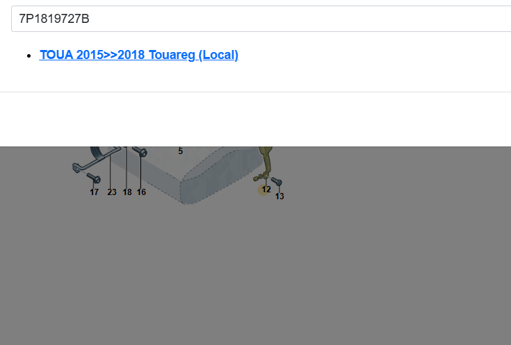 VW TOUAREG LUFT AUSSTRÖMER HEIZUNGSDÜSE LINKS MITTE VORN 7P1819727B TEST WAGEN - Obrázek 5