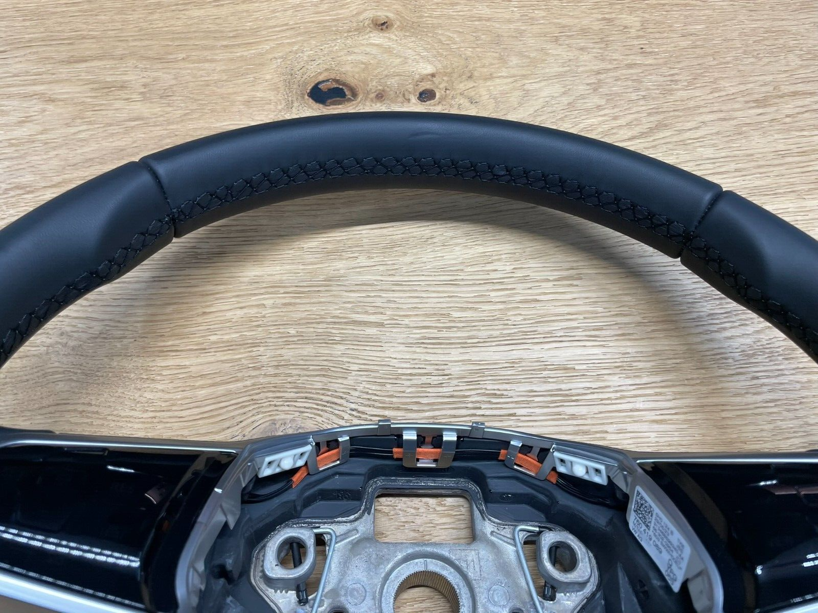 VW TOUAREG MULTIFUNKTIONS LEDER LENKRAD SPORT "R" 760419089Q FAST NEU TEST CAR - Obrázek 14