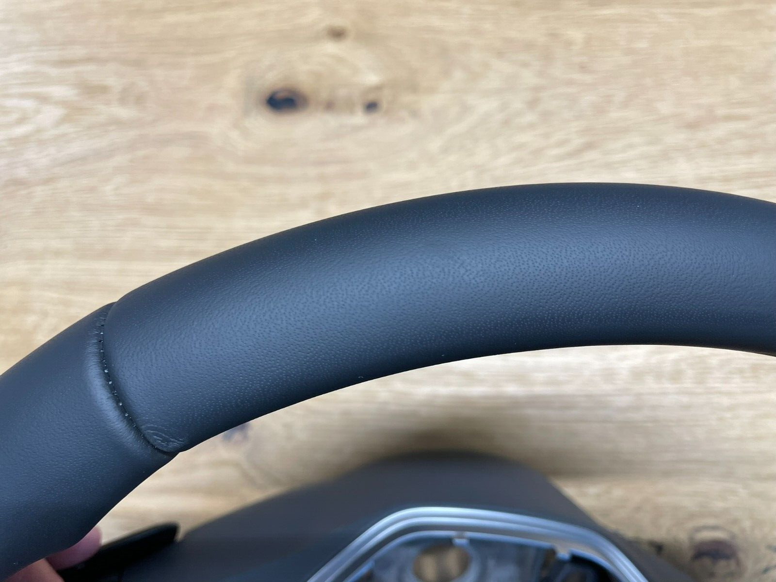 VW TOUAREG MULTIFUNKTIONS LEDER LENKRAD SPORT "R" 760419089Q FAST NEU TEST CAR - Obrázek 18