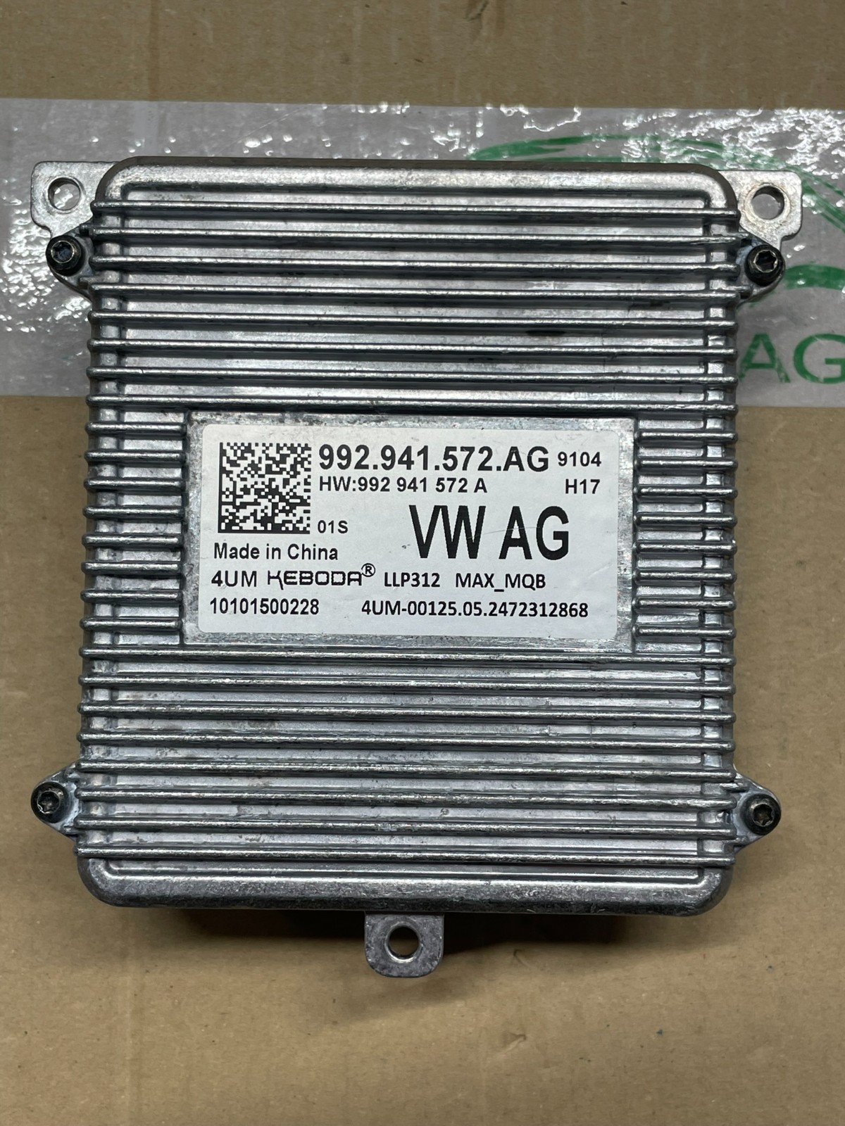 VW TRANSPORTER MULTIVAN LEISTUNGSMODUL FÜR SCHEINWERFER 992941572AG DEM TEST CAR