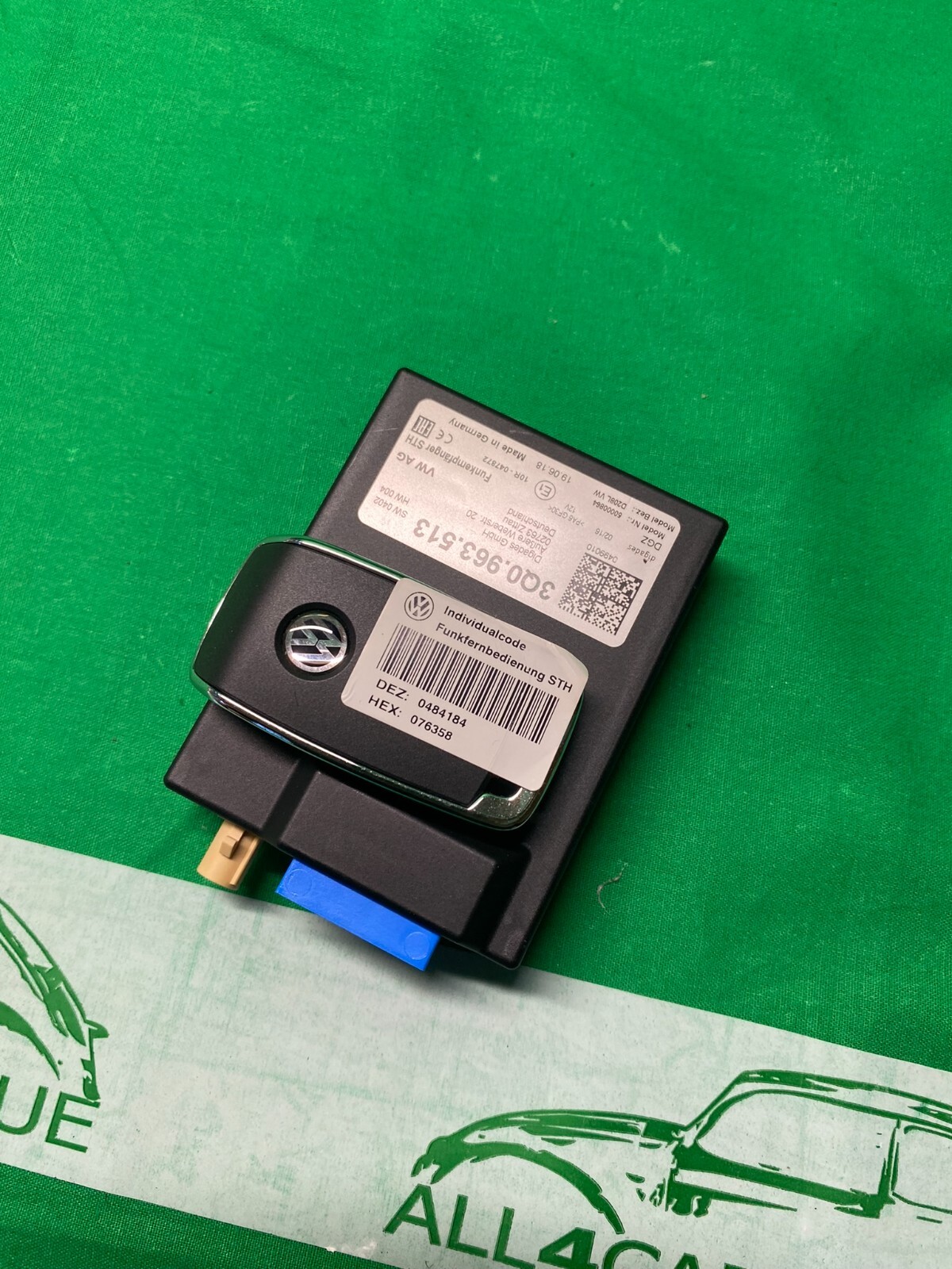 VW WEBASTO TELESTART STEUERGERÄT 3Q0963513 + FERNBEDIENUNG VW ORIGINAL NEU!!! - Obrázek 13