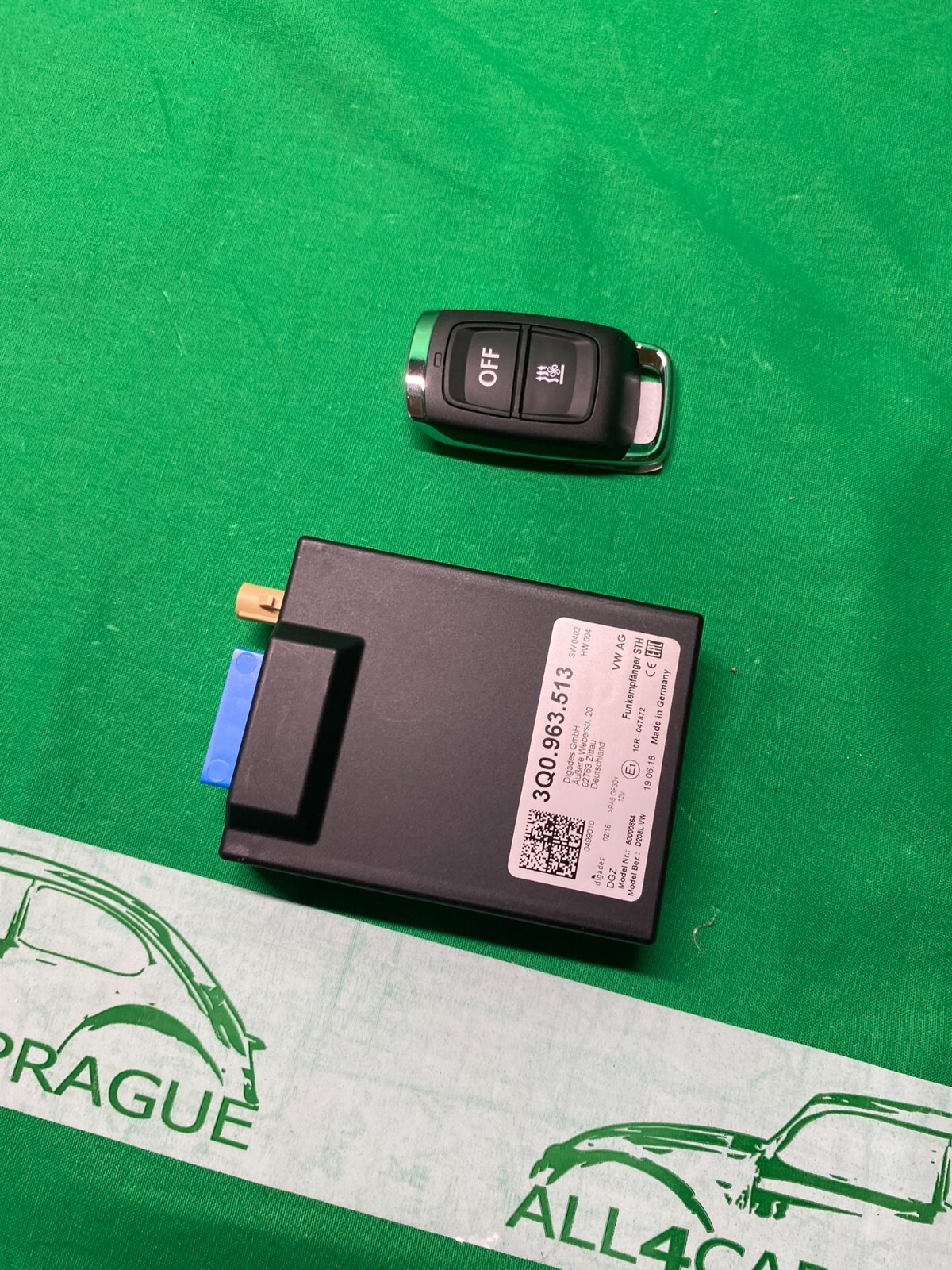 VW WEBASTO TELESTART STEUERGERÄT 3Q0963513 + FERNBEDIENUNG VW ORIGINAL NEU!!! - Obrázek 8