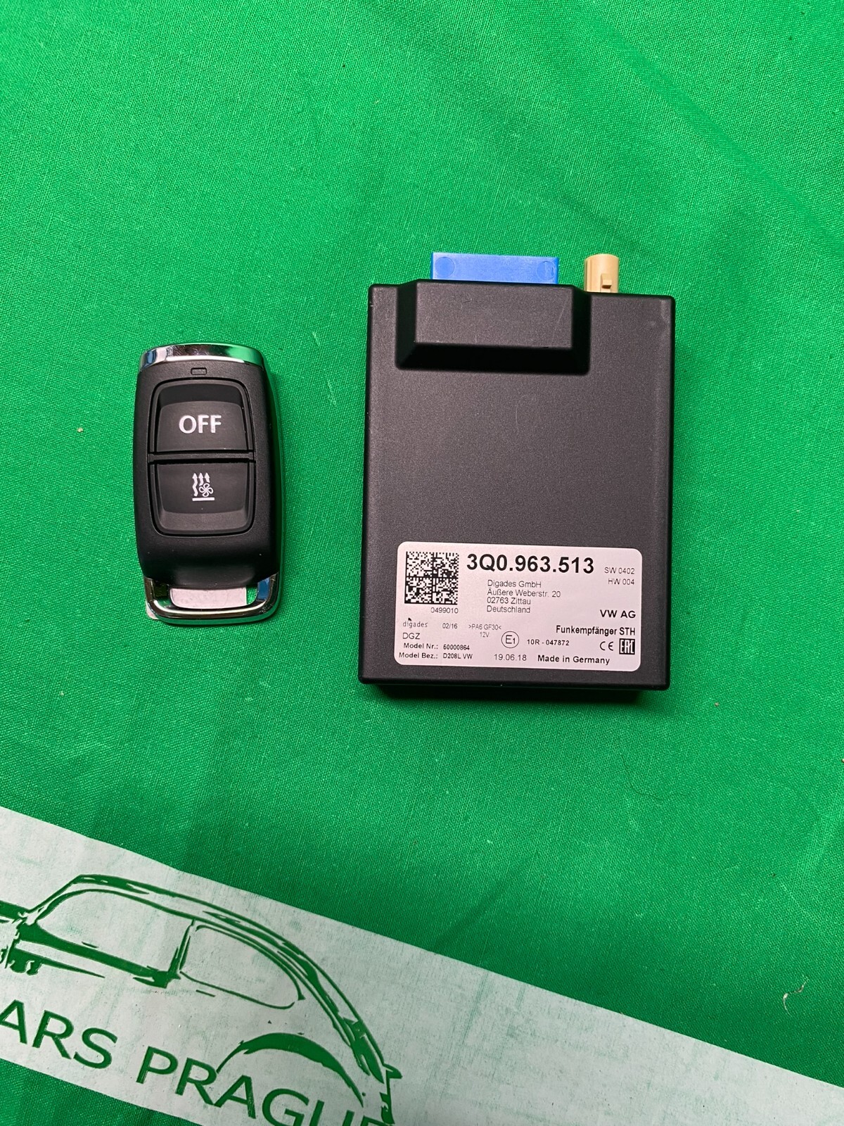 VW WEBASTO TELESTART STEUERGERÄT 3Q0963513 + FERNBEDIENUNG VW ORIGINAL NEU!!!