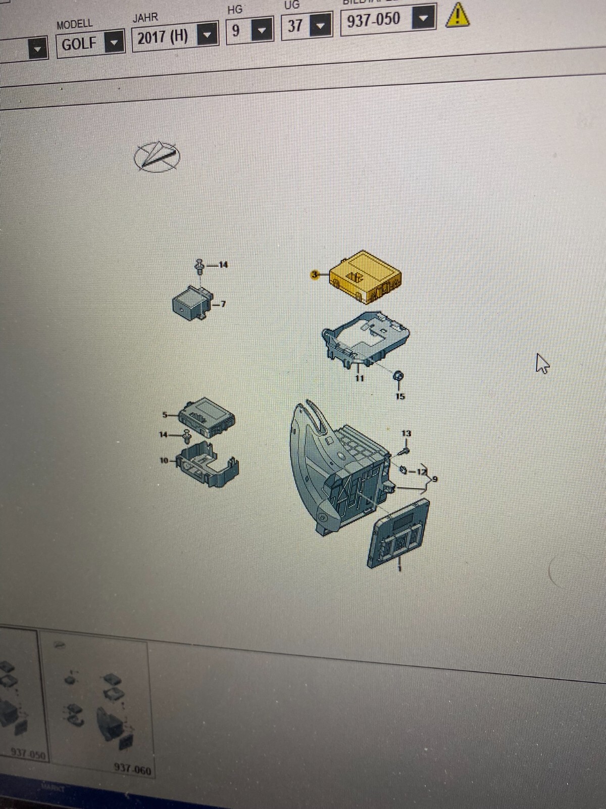 WV AUDI SKODA SEAT STEUERGERÄT GATEWAY 3Q0907530AA ORIGINAL NEU!!! - Obrázek 11