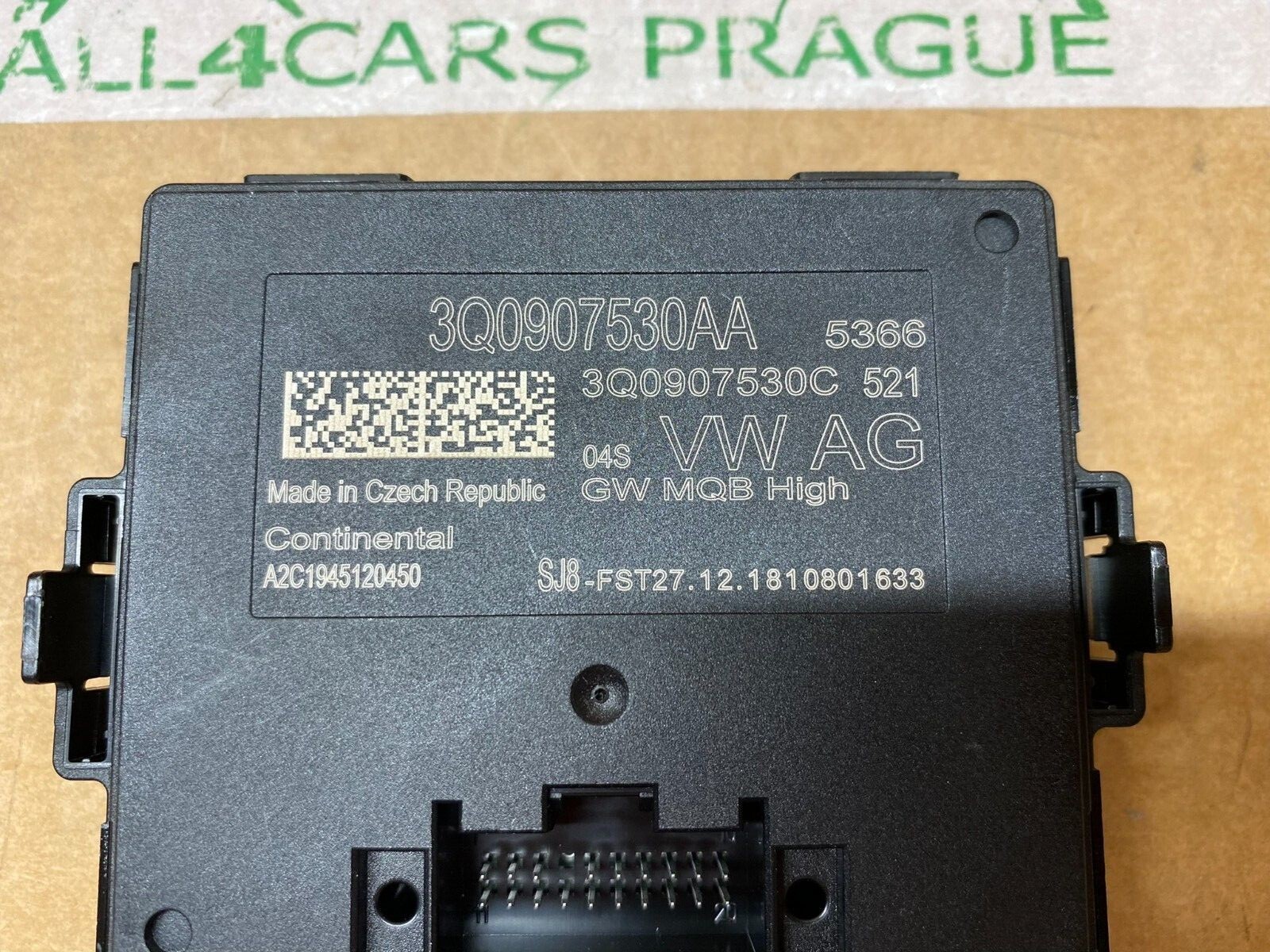 WV AUDI SKODA SEAT STEUERGERÄT GATEWAY 3Q0907530AA ORIGINAL NEU!!! - Obrázek 3