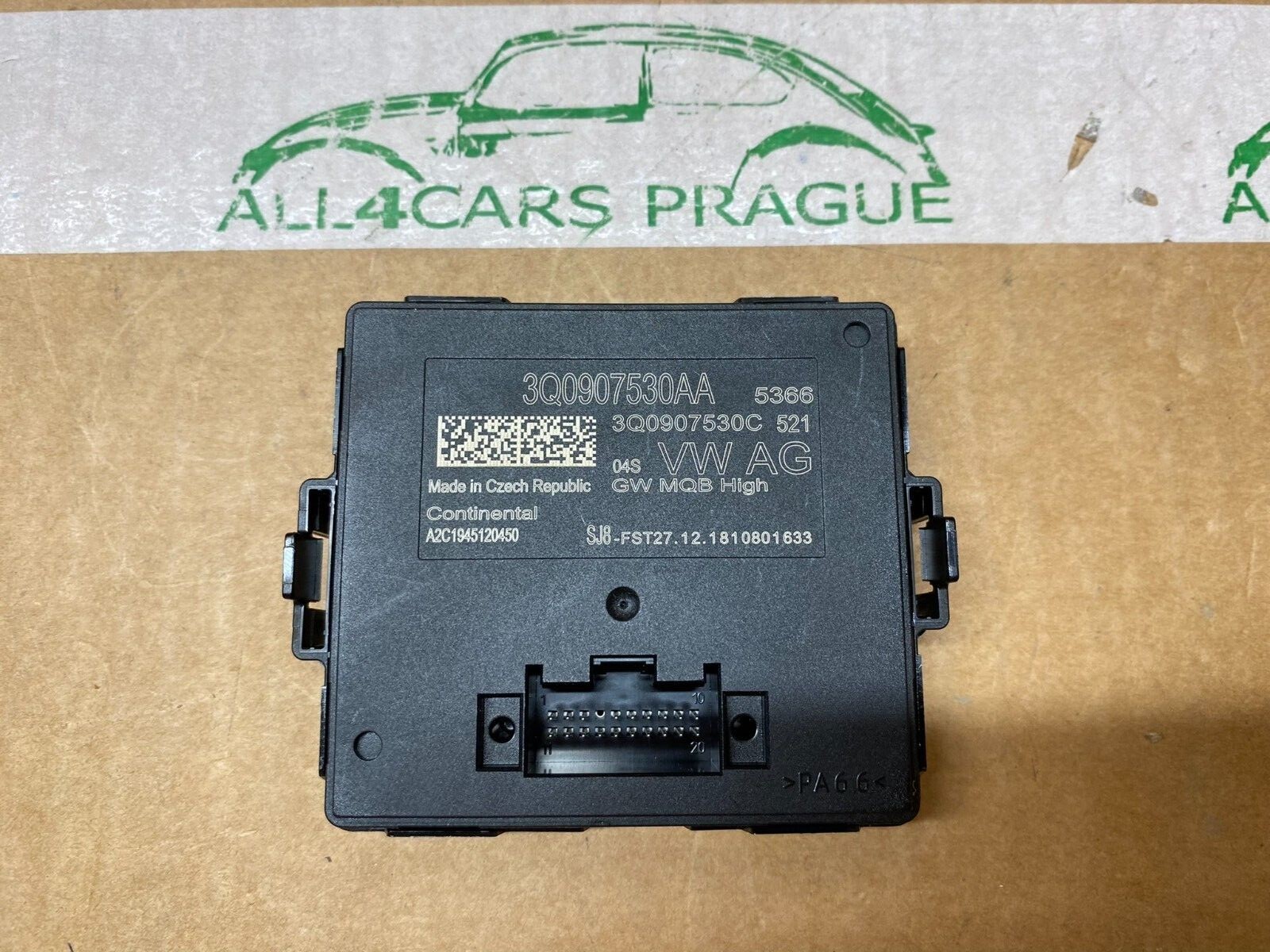 WV AUDI SKODA SEAT STEUERGERÄT GATEWAY 3Q0907530AA ORIGINAL NEU!!!