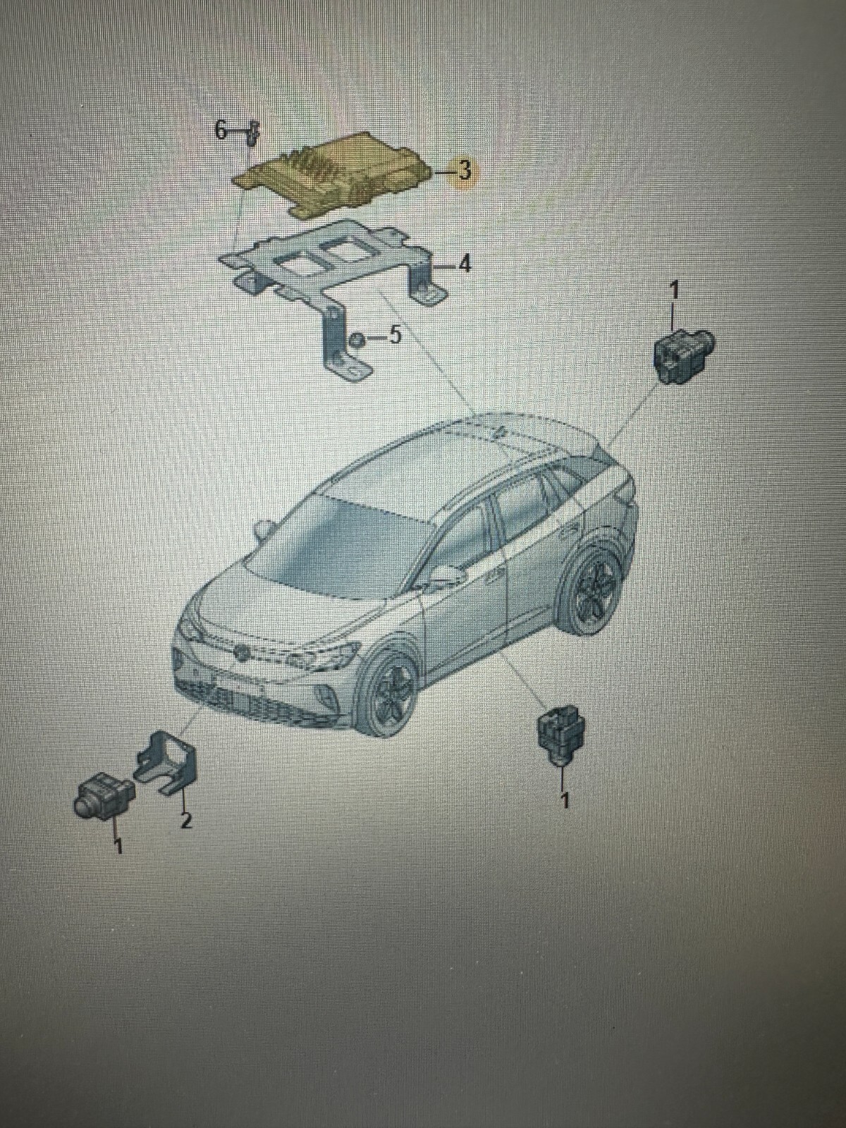 1EA907556R SKODA ENYAQ STEUERGERÄT KAMERA 1EA907556R ORIG .NEU 1EA907556R - Obrázek 4