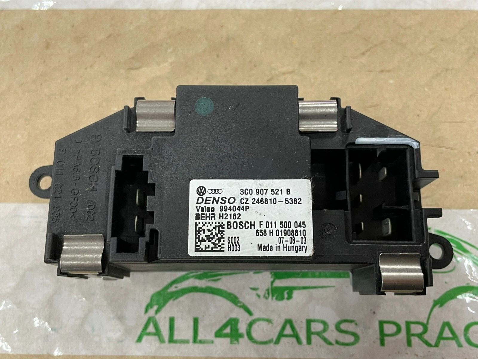 3C0907521B VW GOLF SEAT ALTEA HEIZGEBLÄSE GEBLÄSEREGLER 3C0907521B FAST NEU TEIL - Obrázek 6