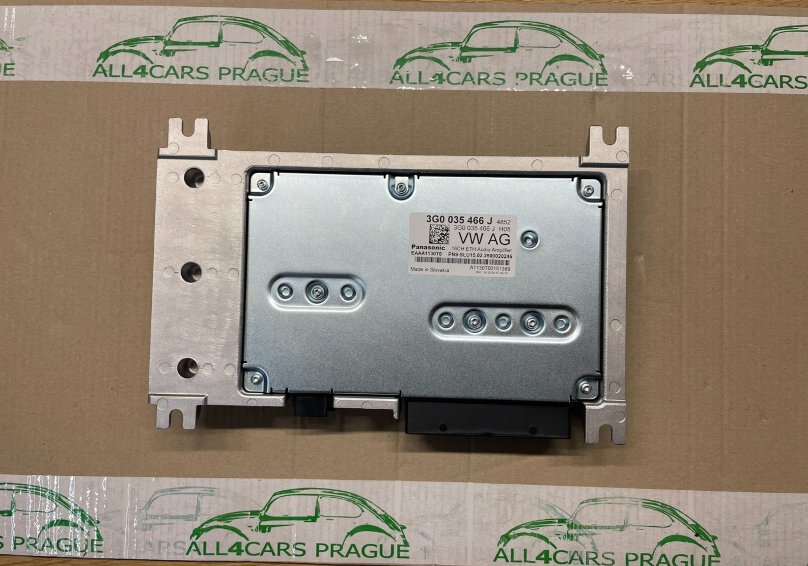 3G0035466J VW ŠKODA AUDIO VERSTÄRKER AUDIO AMPLIFIER 3G0035466J ORIG.NEU TEIL ! - Obrázek 12