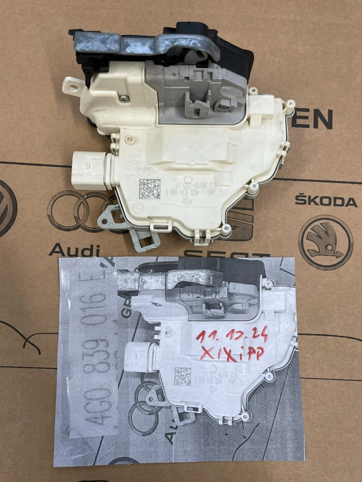 4G0839016E AUDI A6 A7 Q7.... VW TOUAREG TÜRSCHLOSS DOOR LOCK 4G0839016E Fast Neu - Obrázek 15