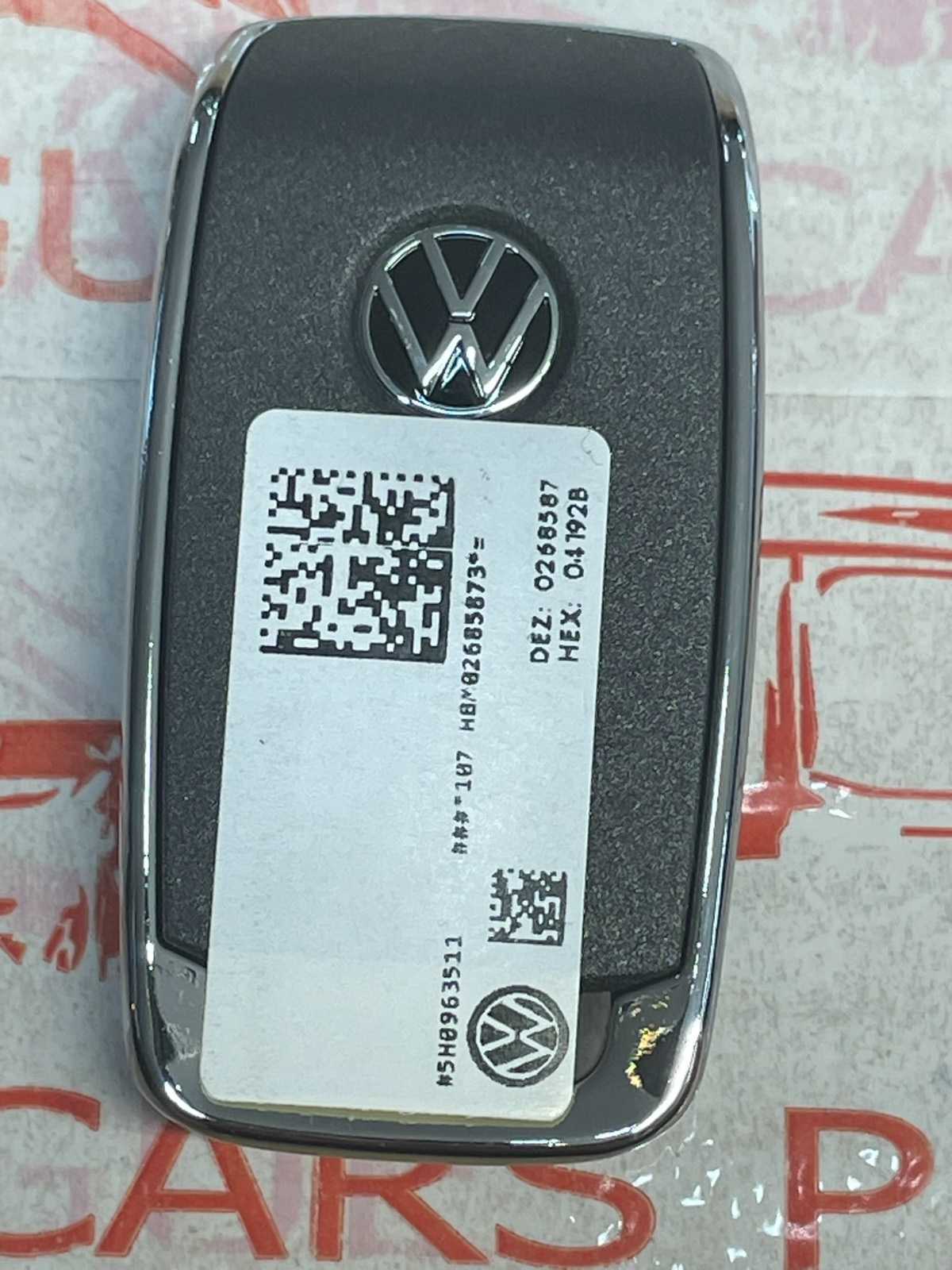 5H0963511 VW STANDHEIZUNG WEBASTO FERNBEDIENUNG 5H0963511 NEU VW ORGINAL TEIL! - Obrázek 3