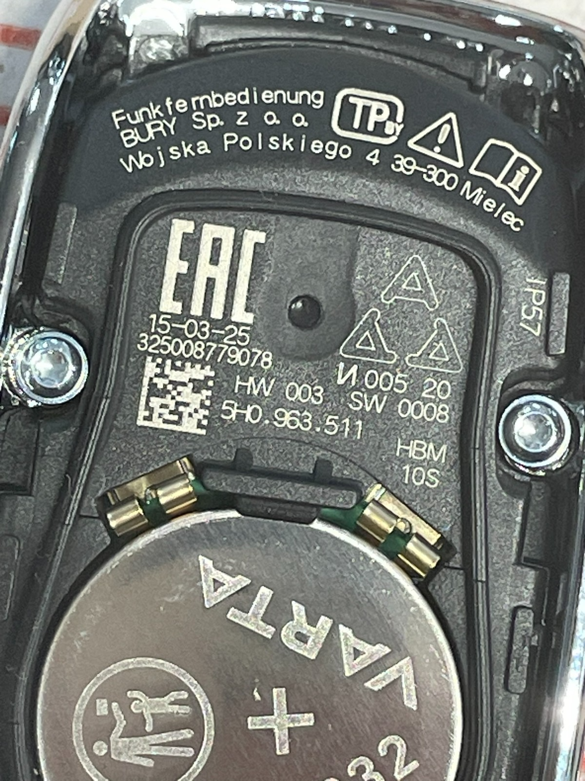 5H0963511 VW STANDHEIZUNG WEBASTO FERNBEDIENUNG 5H0963511 NEU VW ORGINAL TEIL! - Obrázek 10