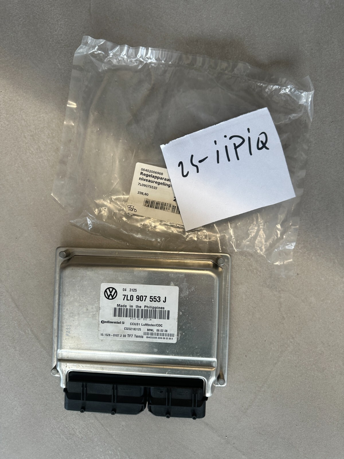 7L0907553J VW TOUAREG STEUERGERÄT FÜR NIVEAUREGELUNG 7L0907553J Fast Neu Test... - Obrázek 12