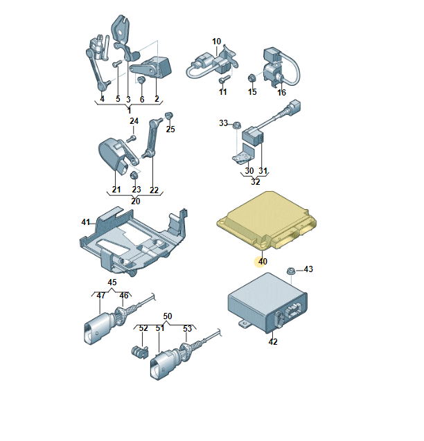 7L0907553J VW TOUAREG STEUERGERÄT FÜR NIVEAUREGELUNG 7L0907553J Fast Neu Test... - Obrázek 4