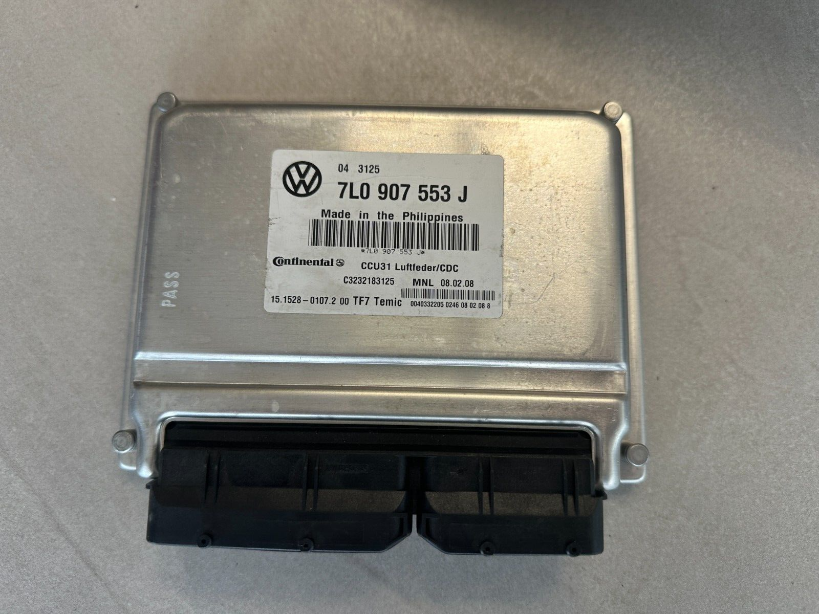 7L0907553J VW TOUAREG STEUERGERÄT FÜR NIVEAUREGELUNG 7L0907553J Fast Neu Test... - Obrázek 8