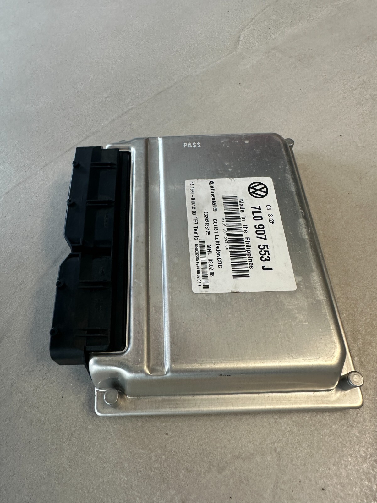 7L0907553J VW TOUAREG STEUERGERÄT FÜR NIVEAUREGELUNG 7L0907553J Fast Neu Test... - Obrázek 9