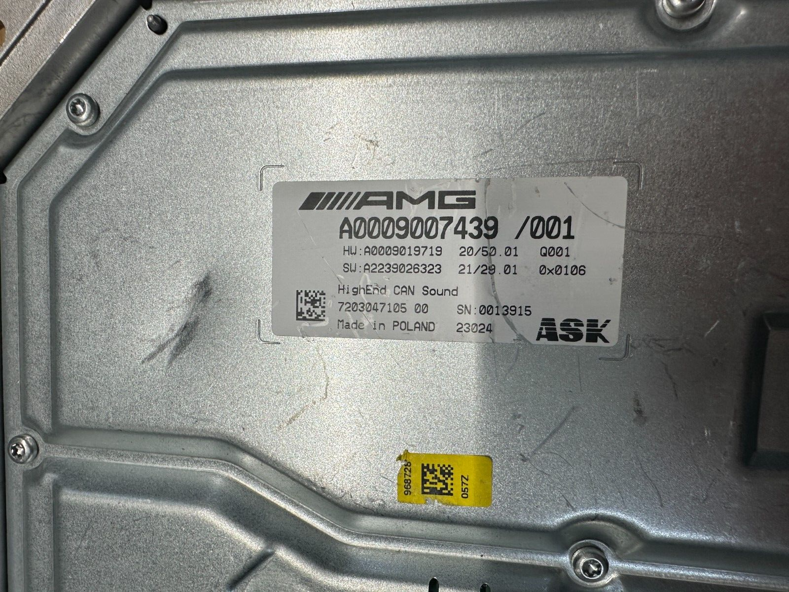 A0009007439 MERCEDES-BENZ W192 W223 W232 VERSTARKER BURMESTER A0009007439 OE NEU - Obrázek 15