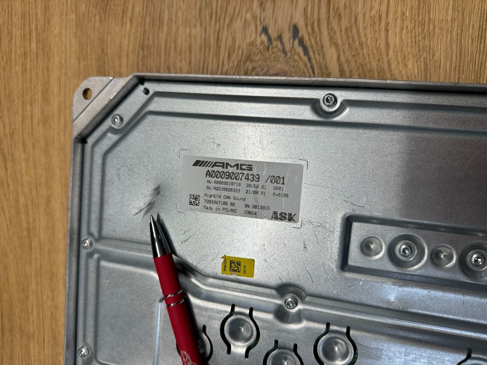 A0009007439 MERCEDES-BENZ W192 W223 W232 VERSTARKER BURMESTER A0009007439 OE NEU - Obrázek 16