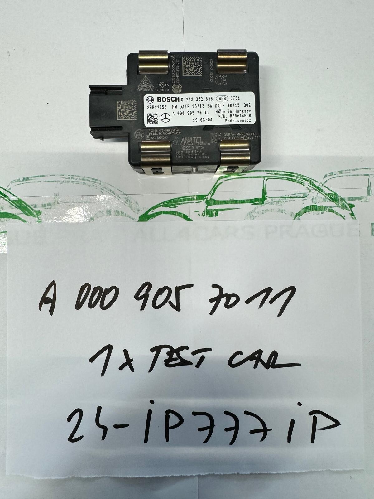 A0009057011 MERCEDES ACC RADARSENSOR DISTRONIC A0009057011 Fast Neu Teil d Test - Obrázek 11