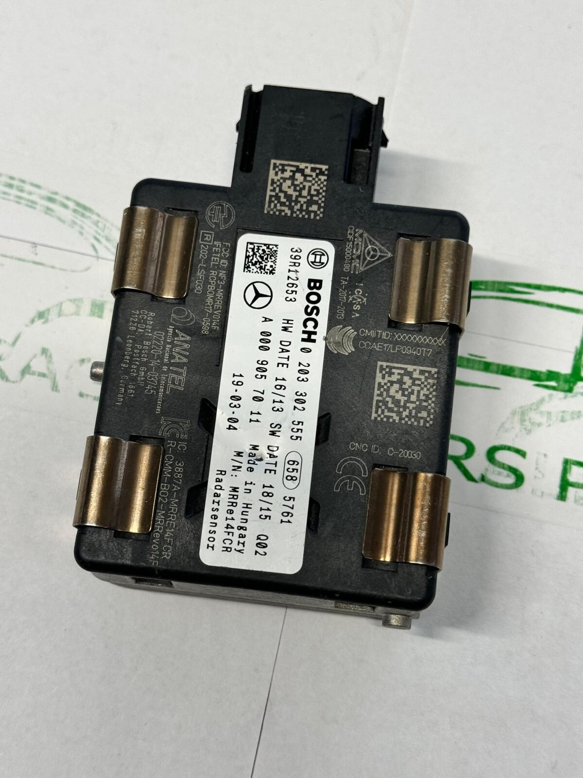 A0009057011 MERCEDES ACC RADARSENSOR DISTRONIC A0009057011 Fast Neu Teil d Test