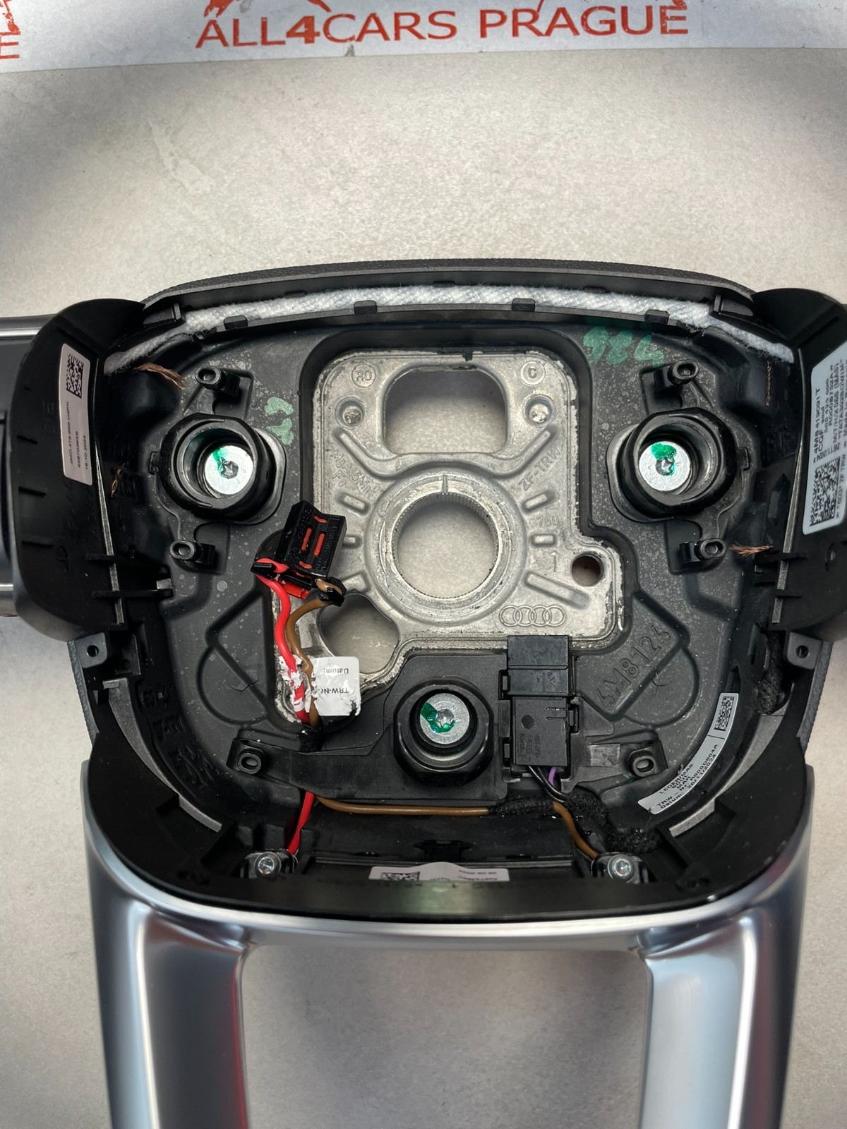 AUDI 4M Q7 Q8 LENKRAD SPORT LEDER BEHEIZT MIT SCHALTWIPPEN 4M8419091T ORIG.NEU - Obrázek 6