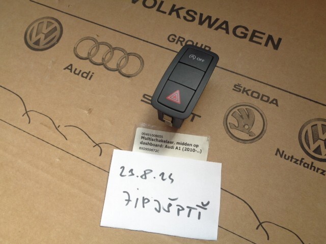 AUDI A1 MEHRFACHSCHALTER WARNBLINKER 8X0959672C Fast Neu Teil d v Test Wagen.... - Obrázek 14