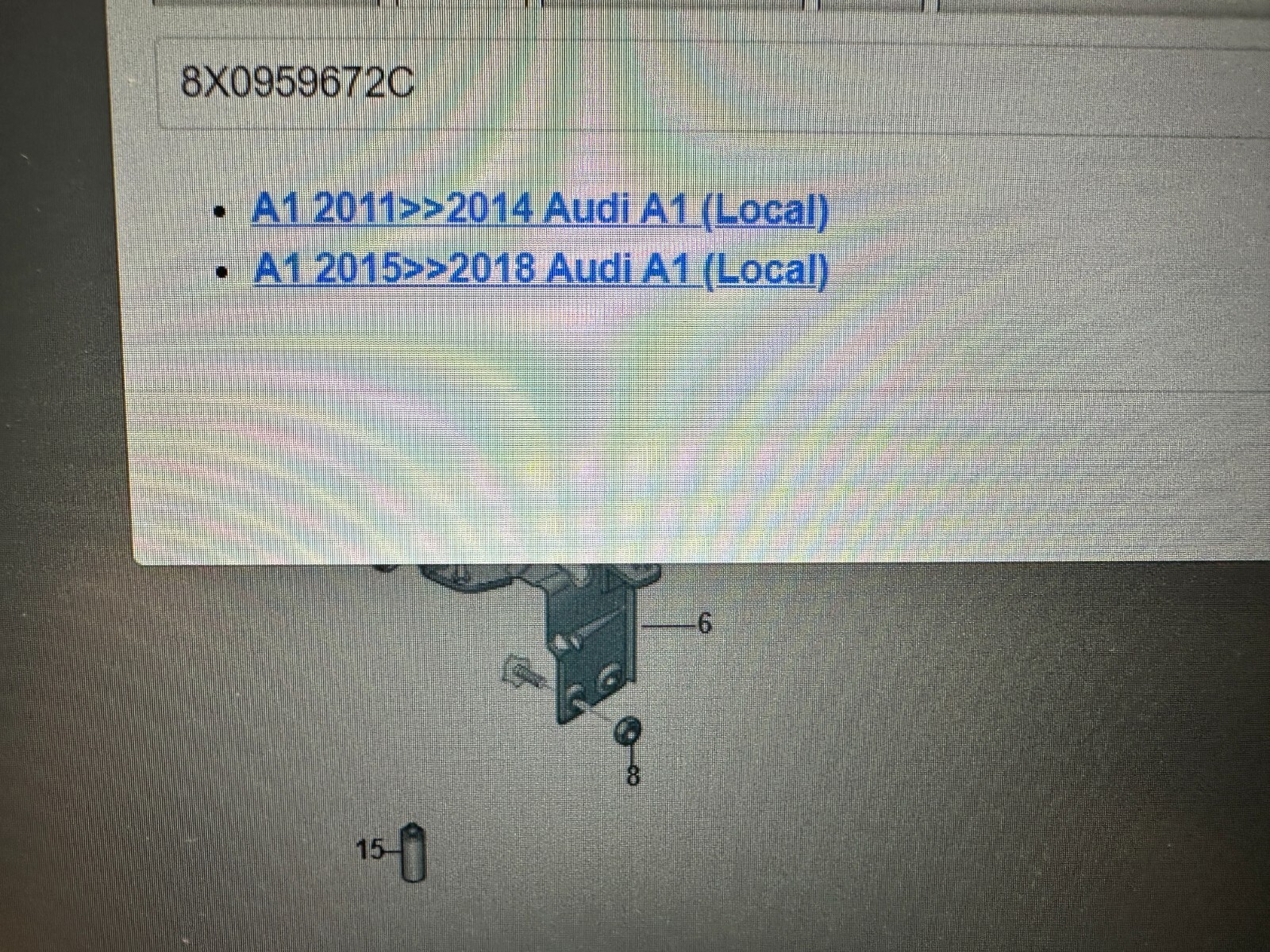 AUDI A1 MEHRFACHSCHALTER WARNBLINKER 8X0959672C Fast Neu Teil d v Test Wagen.... - Obrázek 6