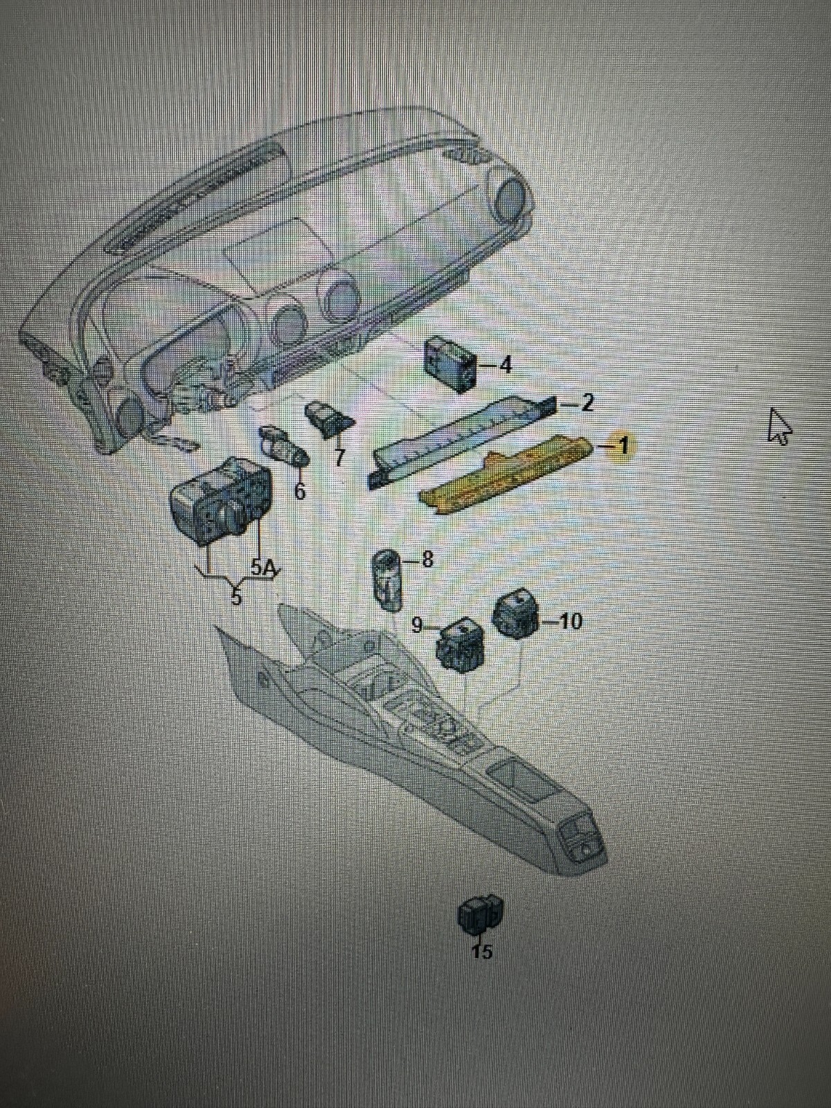 AUDI A3 MEHRFACHSCHALTER-MULTIFUNKTIONSGRIFF 8V0925301CD Fast Neu dem.v Test Car - Obrázek 7