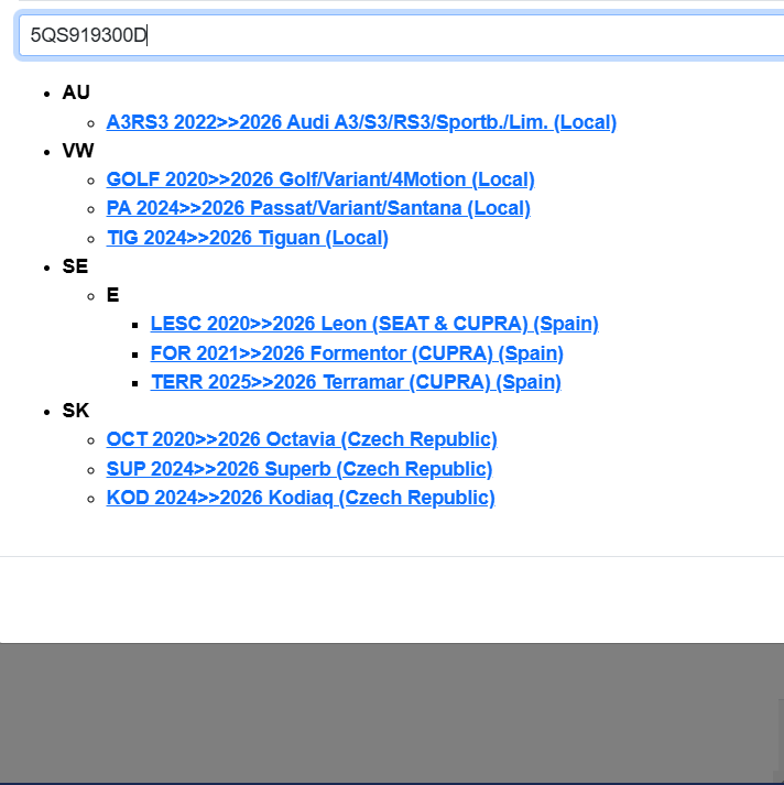 AUDI A3 S3 RS3 STEUERGERÄT FÜR PARKASISTENT EINPARKHILFE PLA PDC 5QS919300D NEU - Obrázek 5