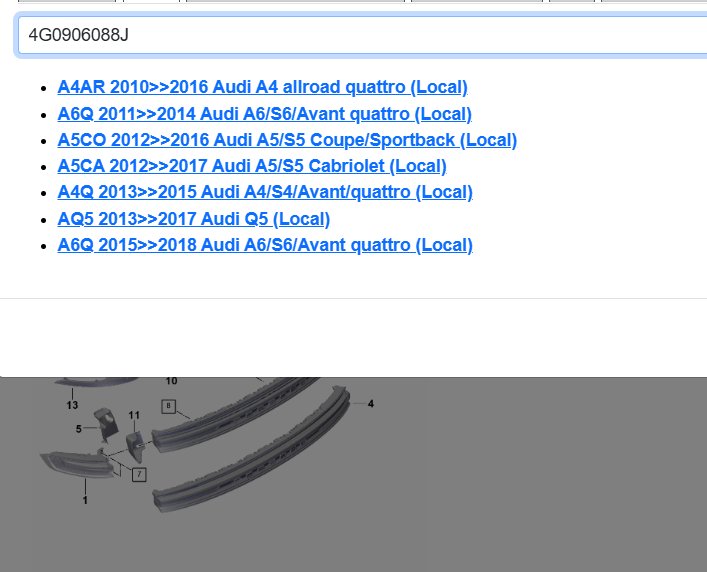 AUDI A4 A5 A6 Q5 2.0 TDI ABGASTEMPERATURGEBER 4G0906088J = 4G0906088AL TEST CAR - Obrázek 6