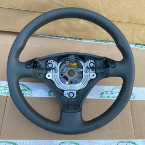 AUDI A4,A6,A8 LEDER LENKRAD SPORT 3 SPEICHEN PERFORIERT GRAU 8E0124A ORIGINAL