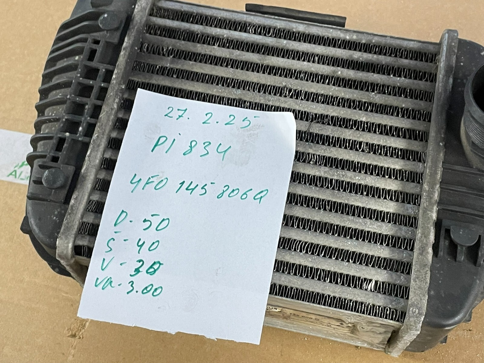 AUDI A6 2.7TDI LADELUFTKÜHLER R. 4F0145806Q = 4F0145806R = 4F0145806T TEST WAGEN - Obrázek 19