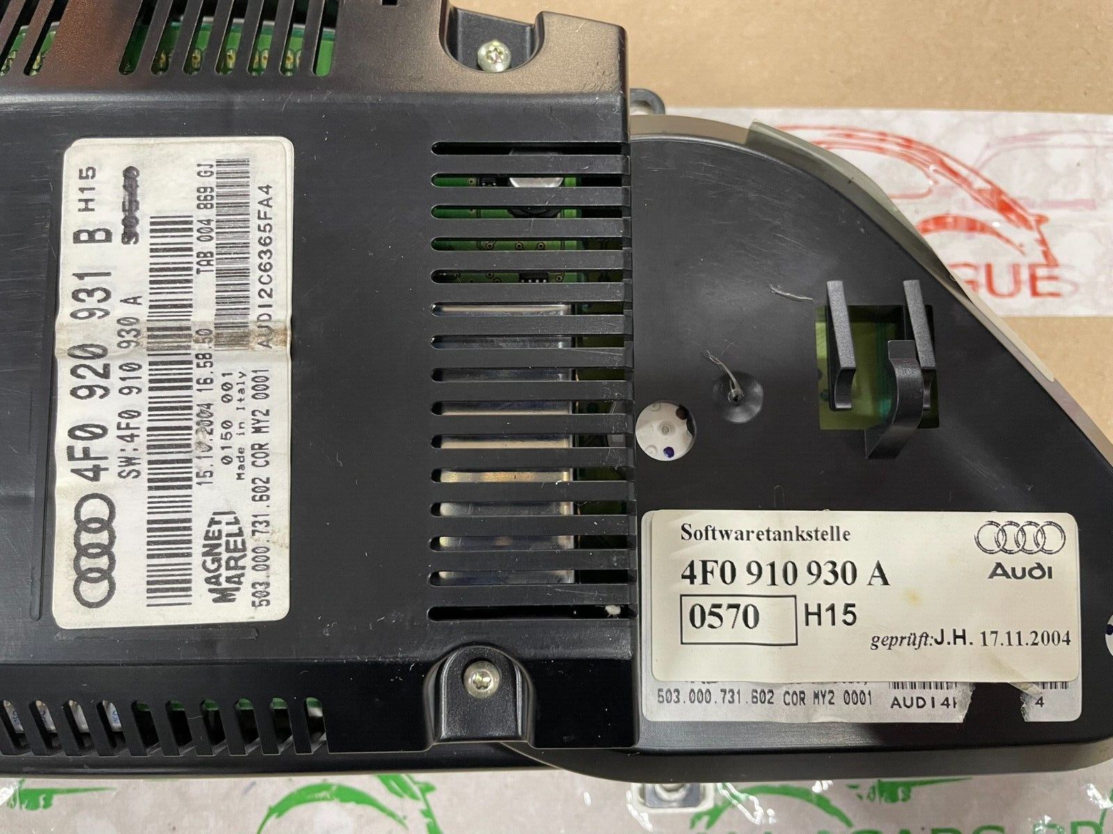 AUDI A6 4F TACHOMETER DIESEL KOMBIINSTRUMENT 4F0920931B / BX DEM. VOM TEST WAGEN - Obrázek 19