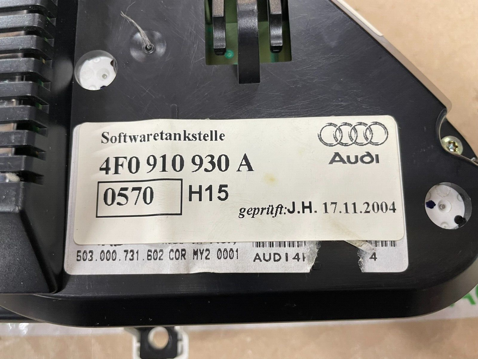 AUDI A6 4F TACHOMETER DIESEL KOMBIINSTRUMENT 4F0920931B / BX DEM. VOM TEST WAGEN - Obrázek 4