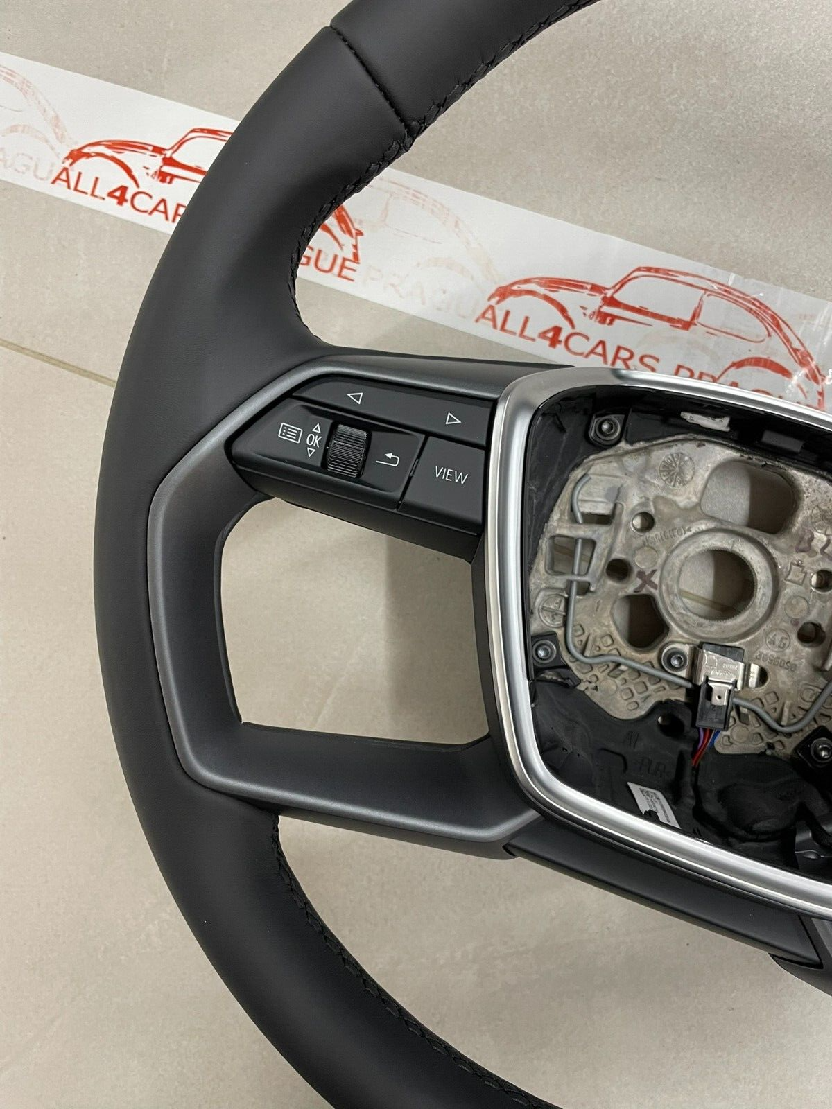 AUDI A6 A7 A8 AUDI MULTIFUNKTIONS LEDER LENKRAD SCHWARZ 4N0419091AE ORIG.NEU - Obrázek 6