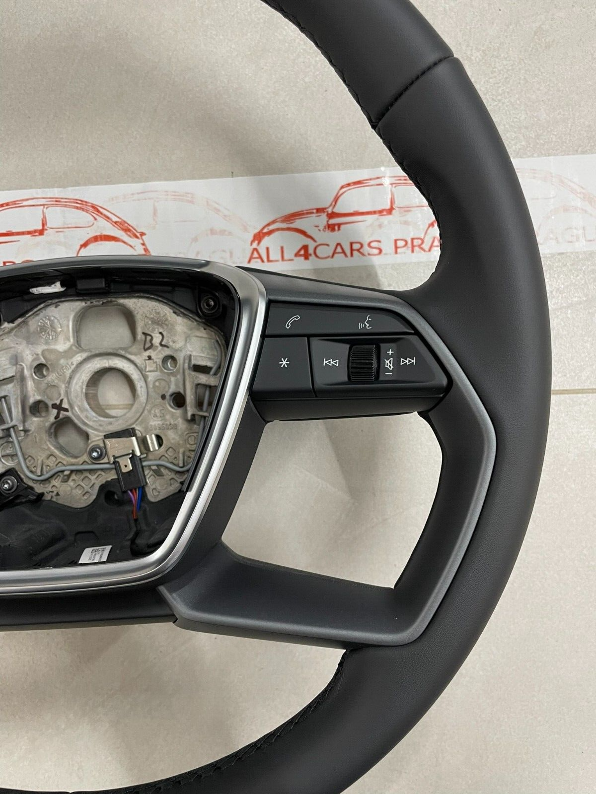 AUDI A6 A7 A8 AUDI MULTIFUNKTIONS LEDER LENKRAD SCHWARZ 4N0419091AE ORIG.NEU - Obrázek 7