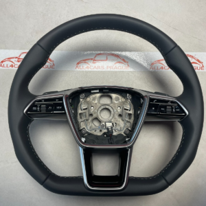 AUDI A6 A7 C8 AUDI SPORT LEDER LENKRAD ABGEFLACHT  FAST NEU -NUR : 1500 KM STAND