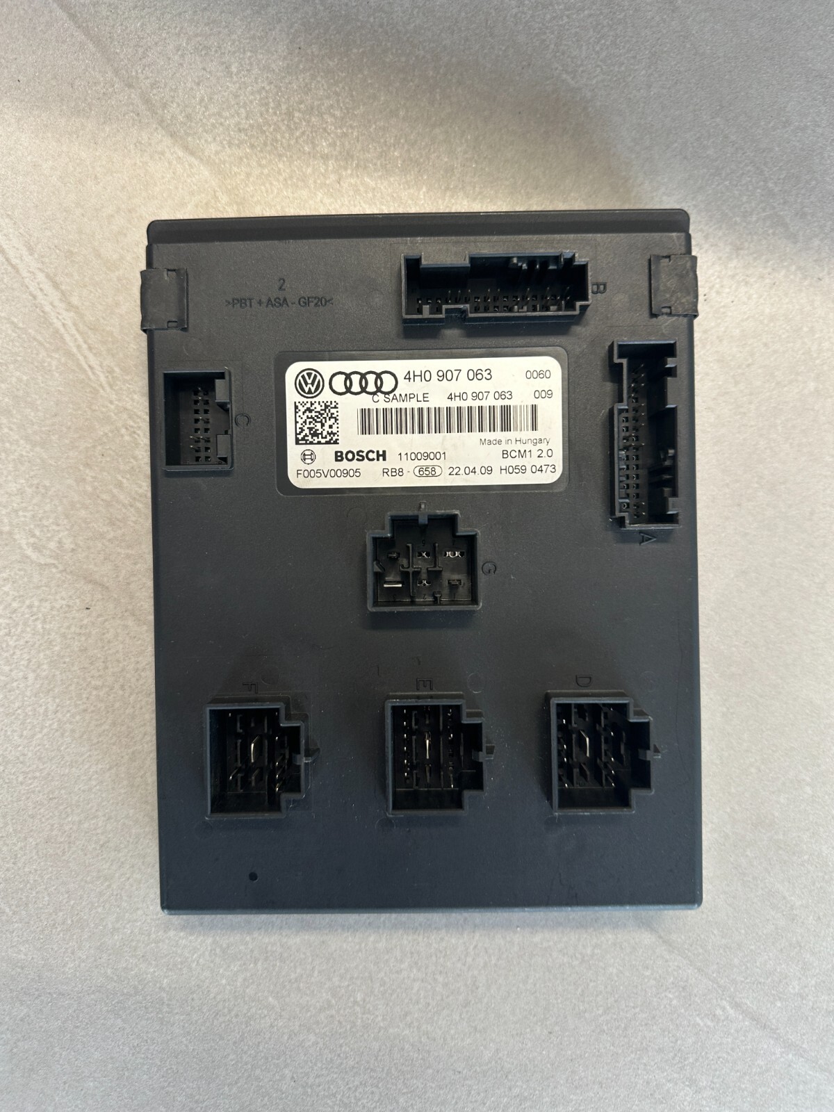 AUDI A6 A8 BORDNETZ-KOMFORTSTEUERGERÄT 4H0907063 Fast Neu Teil dem v Test Wagen - Obrázek 13
