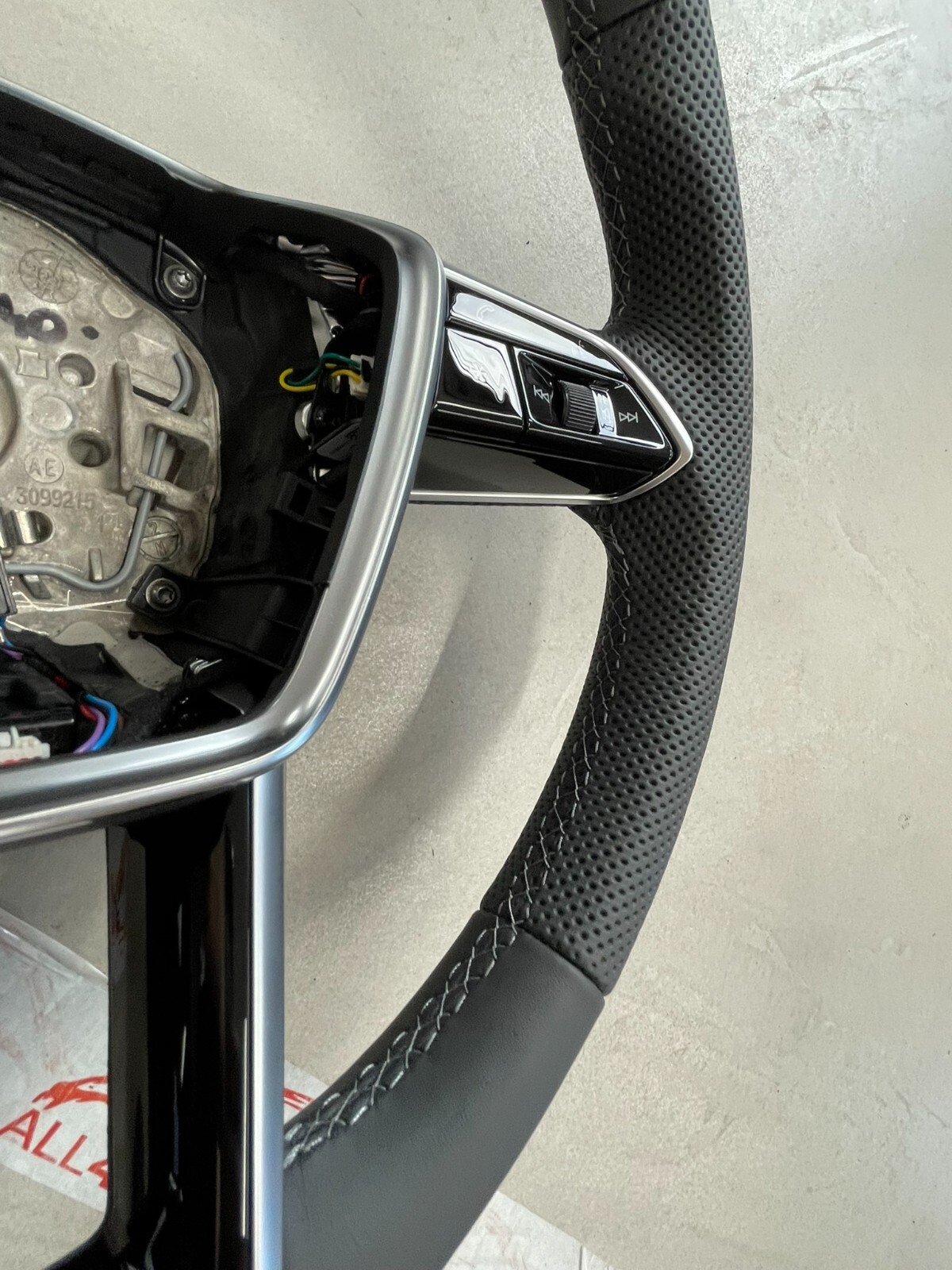 AUDI A6 S6 A7 S7 C8 4K AUDI S SPORT LEDER LENKRAD ABGEFLACHT GELOCHT BEHEIZT NEU - Obrázek 12