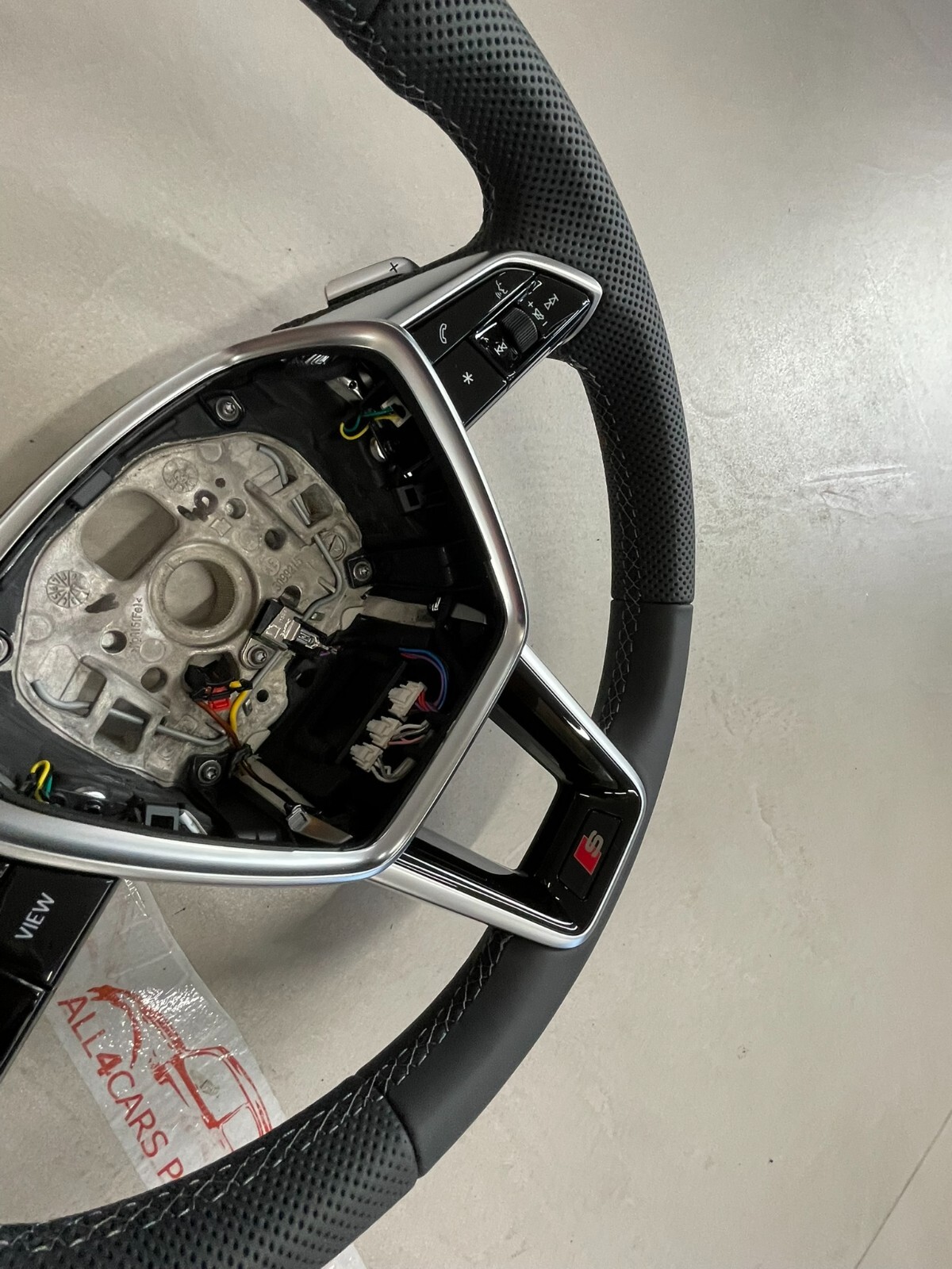 AUDI A6 S6 A7 S7 C8 4K AUDI S SPORT LEDER LENKRAD ABGEFLACHT GELOCHT BEHEIZT NEU - Obrázek 13