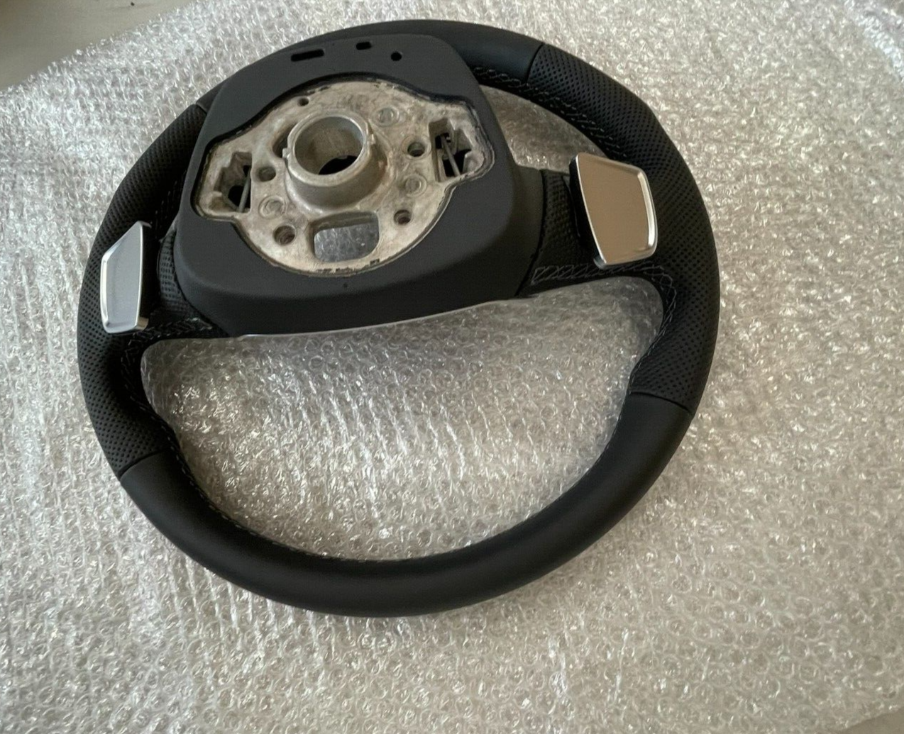 AUDI A6 S6 A7 S7 C8 4K AUDI S SPORT LEDER LENKRAD ABGEFLACHT GELOCHT BEHEIZT NEU - Obrázek 18